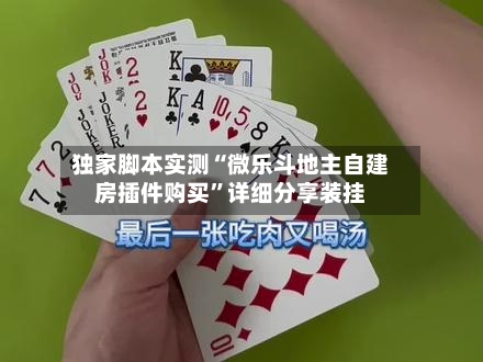 独家脚本实测“微乐斗地主自建房插件购买”详细分享装挂-第3张图片