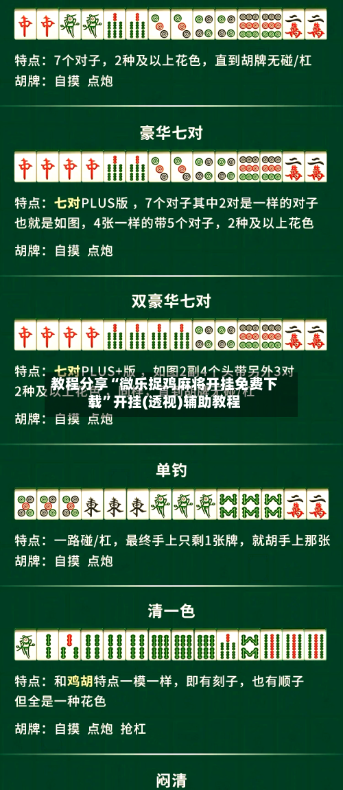 教程分享“微乐捉鸡麻将开挂免费下载”开挂(透视)辅助教程