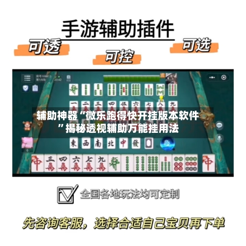 辅助神器“微乐跑得快开挂版本软件”揭秘透视辅助万能挂用法-第2张图片