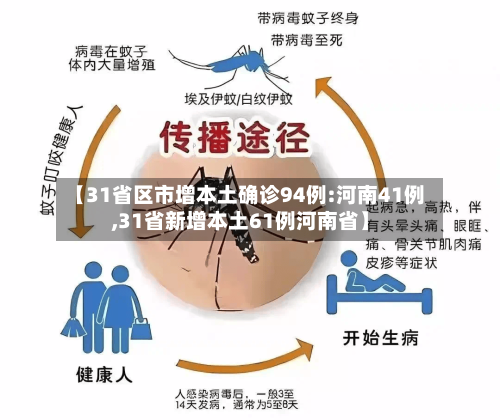 【31省区市增本土确诊94例:河南41例,31省新增本土61例河南省】