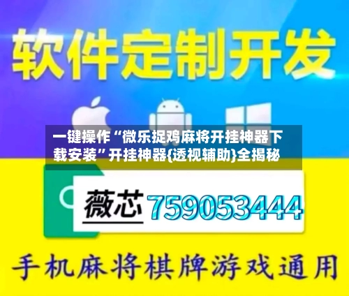 一键操作“微乐捉鸡麻将开挂神器下载安装”开挂神器{透视辅助}全揭秘-第2张图片