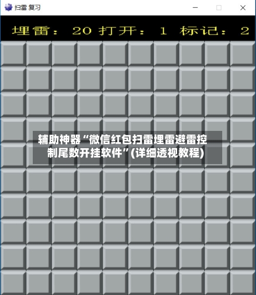 辅助神器“微信红包扫雷埋雷避雷控制尾数开挂软件”(详细透视教程)-第3张图片