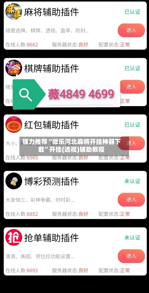 强力推荐“微乐河北麻将开挂神器下载”开挂(透视)辅助教程-第2张图片