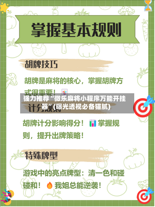强力推荐“微乐麻将小程序万能开挂器”(曝光透视必备猫腻)-第2张图片