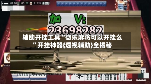 辅助开挂工具“微乐麻将可以开挂么	”开挂神器{透视辅助}全揭秘-第2张图片