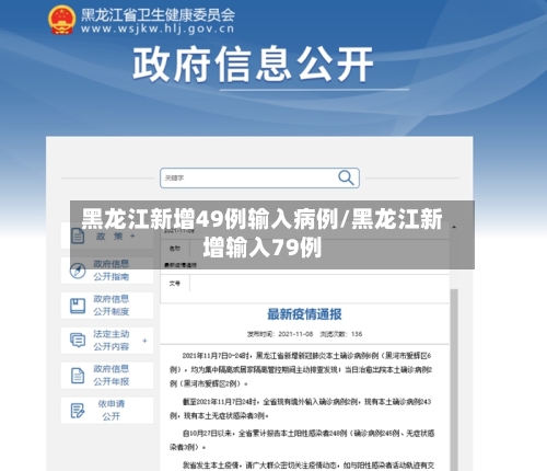 黑龙江新增49例输入病例/黑龙江新增输入79例-第2张图片