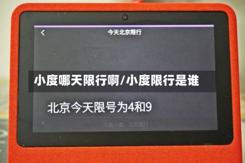 小度哪天限行啊/小度限行是谁