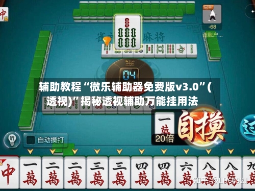 辅助教程“微乐辅助器免费版v3.0”(透视)”揭秘透视辅助万能挂用法-第2张图片