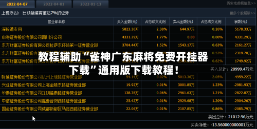 教程辅助“雀神广东麻将免费开挂器下载”通用版下载教程！-第2张图片