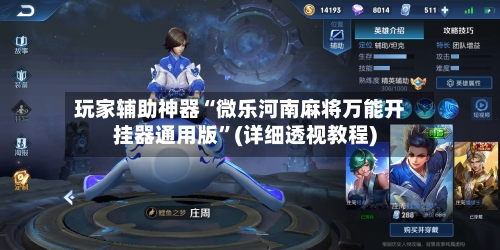 玩家辅助神器“微乐河南麻将万能开挂器通用版	”(详细透视教程)-第3张图片