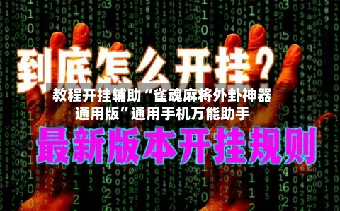 教程开挂辅助“雀魂麻将外卦神器通用版”通用手机万能助手-第2张图片