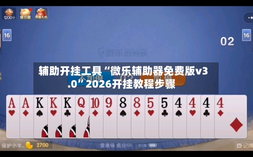 辅助开挂工具“微乐辅助器免费版v3.0	”2026开挂教程步骤-第2张图片